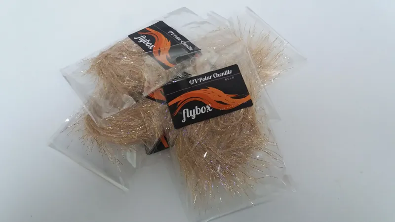 Flybox UV Polar Chenille in UV Gold